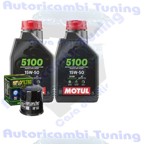 Kit tagliando olio motul 5100 - motul,